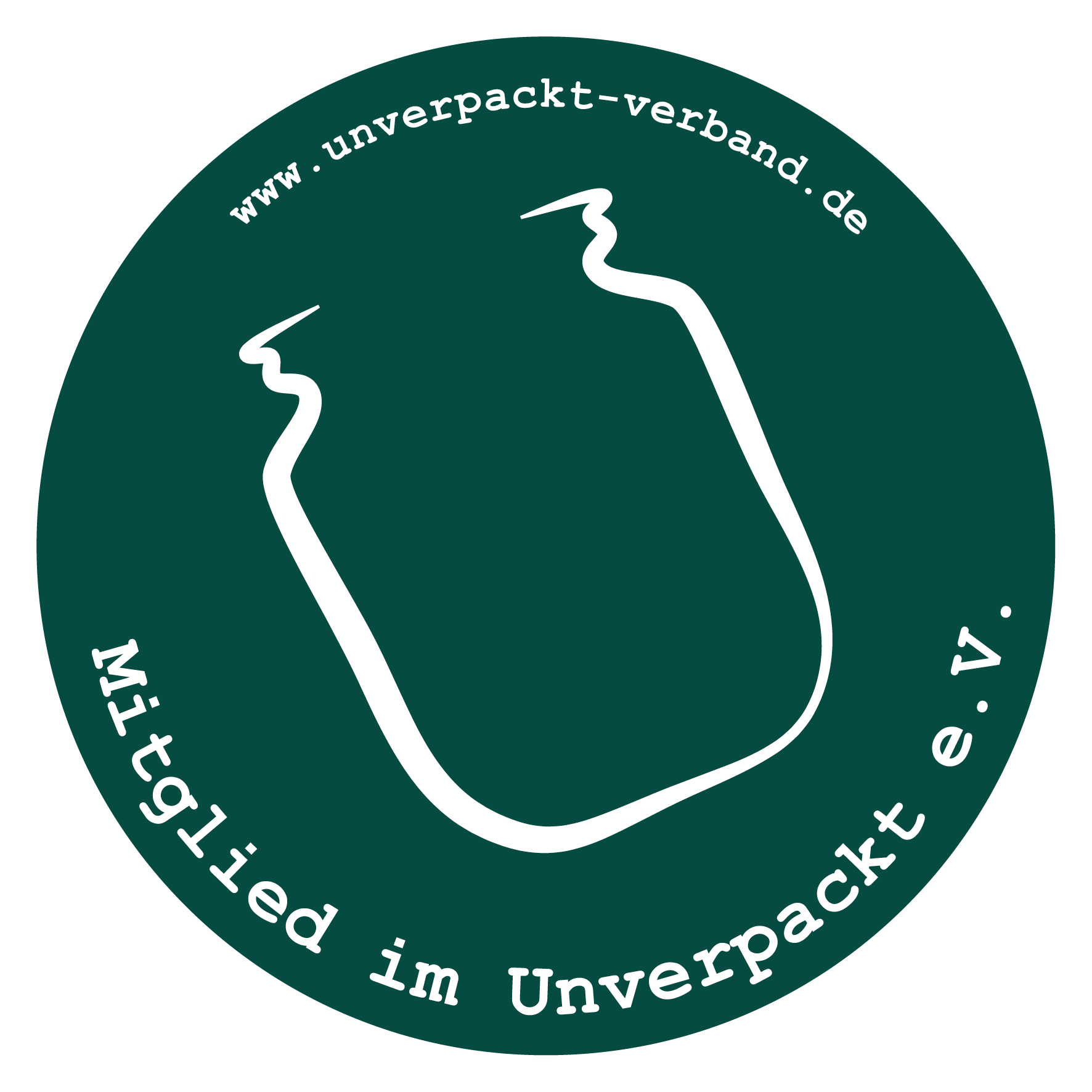 Logo  unverpackt e. V.